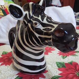 Vintage Animals & Co. Porcelain Handpainted Zebra Tea Pot